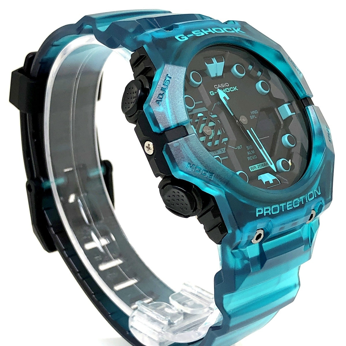 GA-B001G-2A スケルトンカラー Bluetooth搭載
