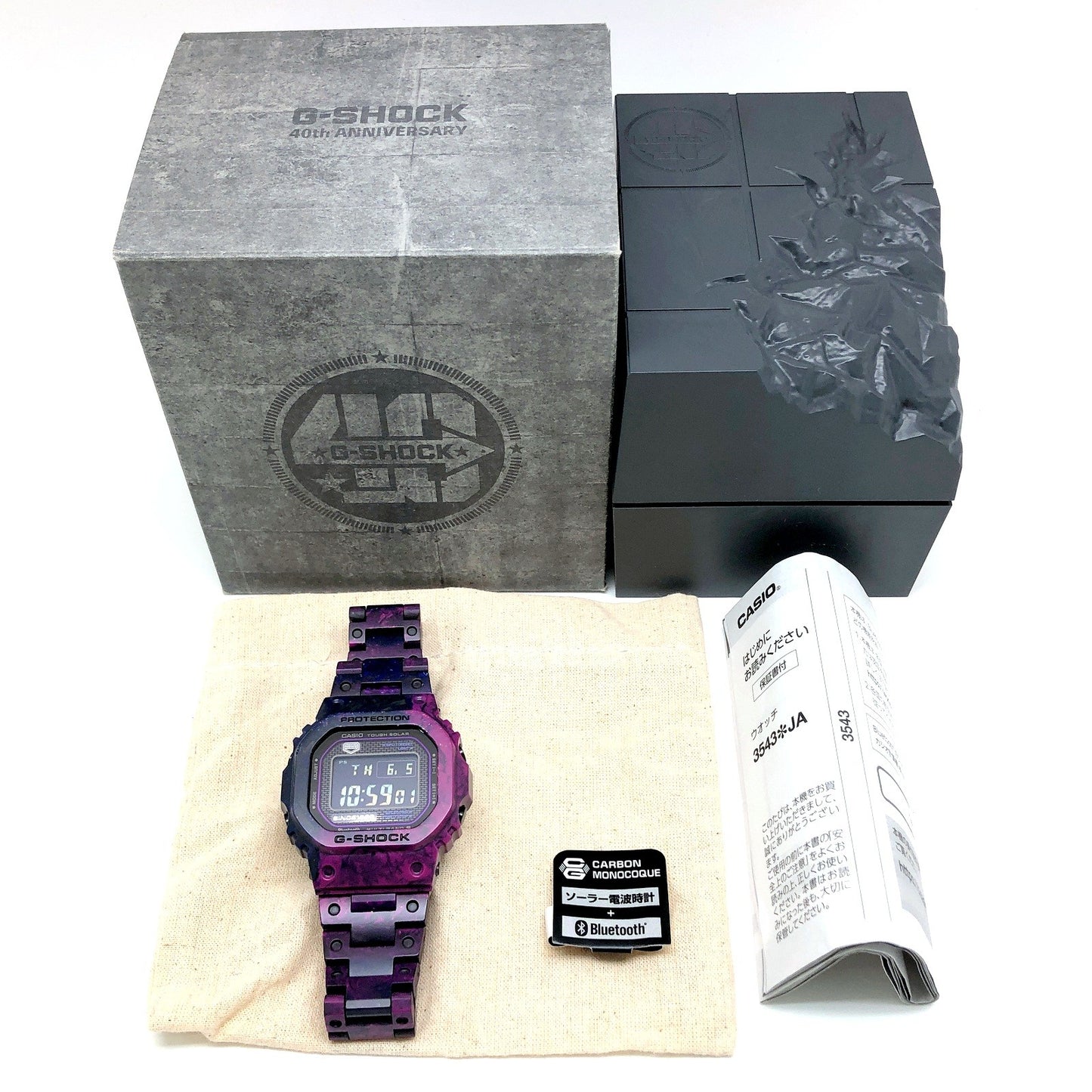 GCW-B5000UN-6 Gショック40周年記念 カーボンエディション