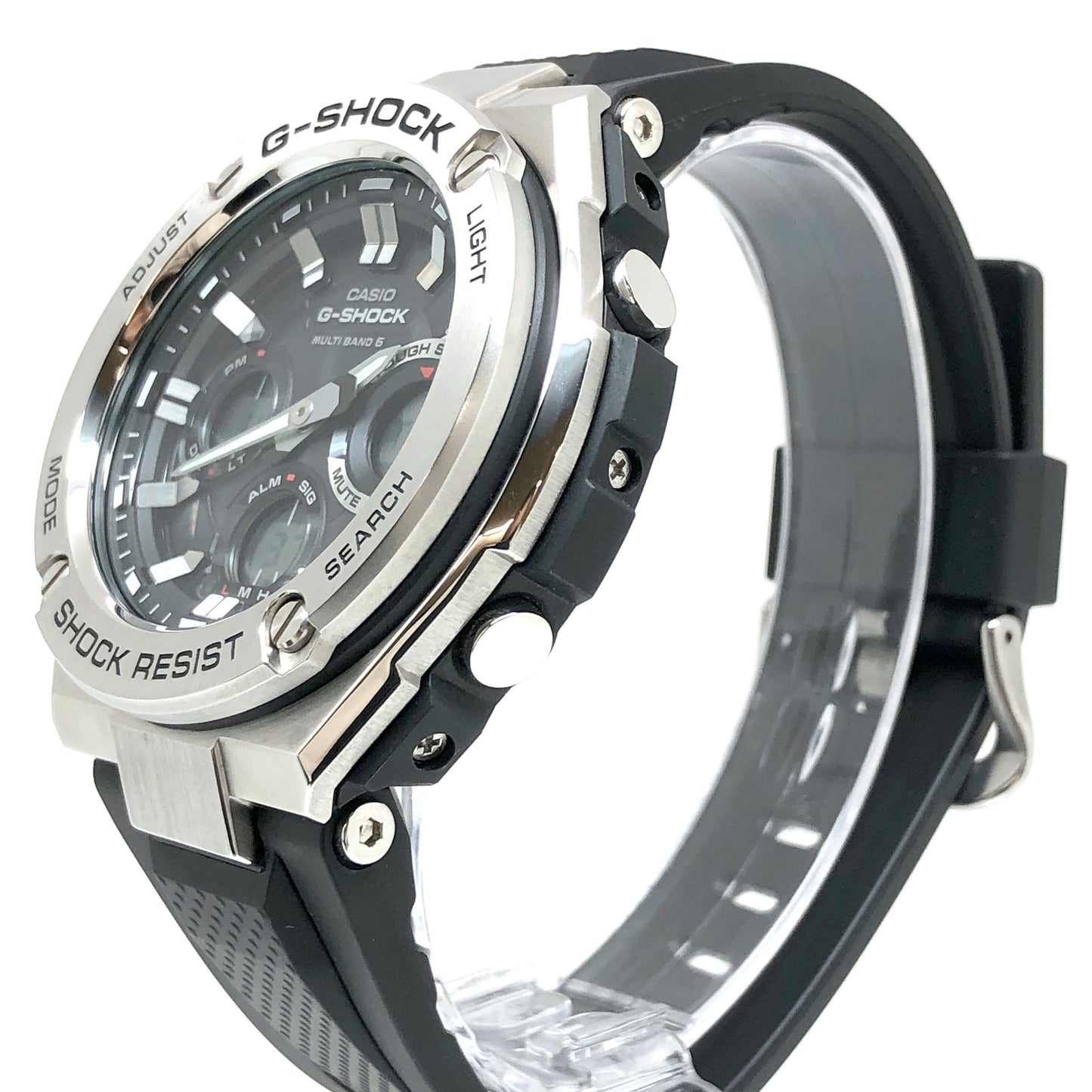 GST-W110-1AJF Gスチール 電波ソーラーモデル メタル×樹脂バンド