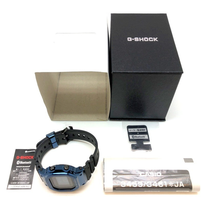 GMW-B5000G-2 フルメタル×ウレタンバンド Bluetooth搭載