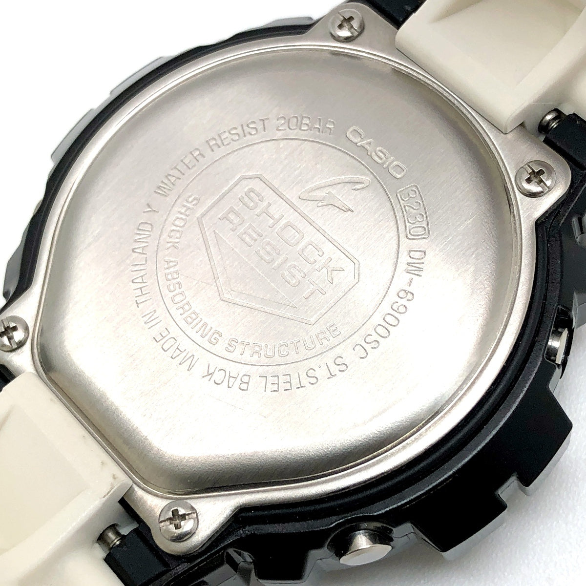 DW-6900SC-1 クレイジーカラーズ ヒップホップ ブラック×ホワイト