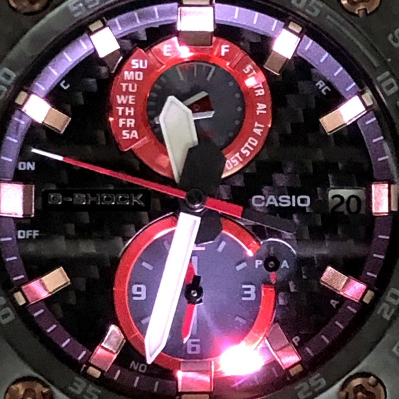 GWR-B1000X-1A グラビティマスター カーボンモデル レッドカラー