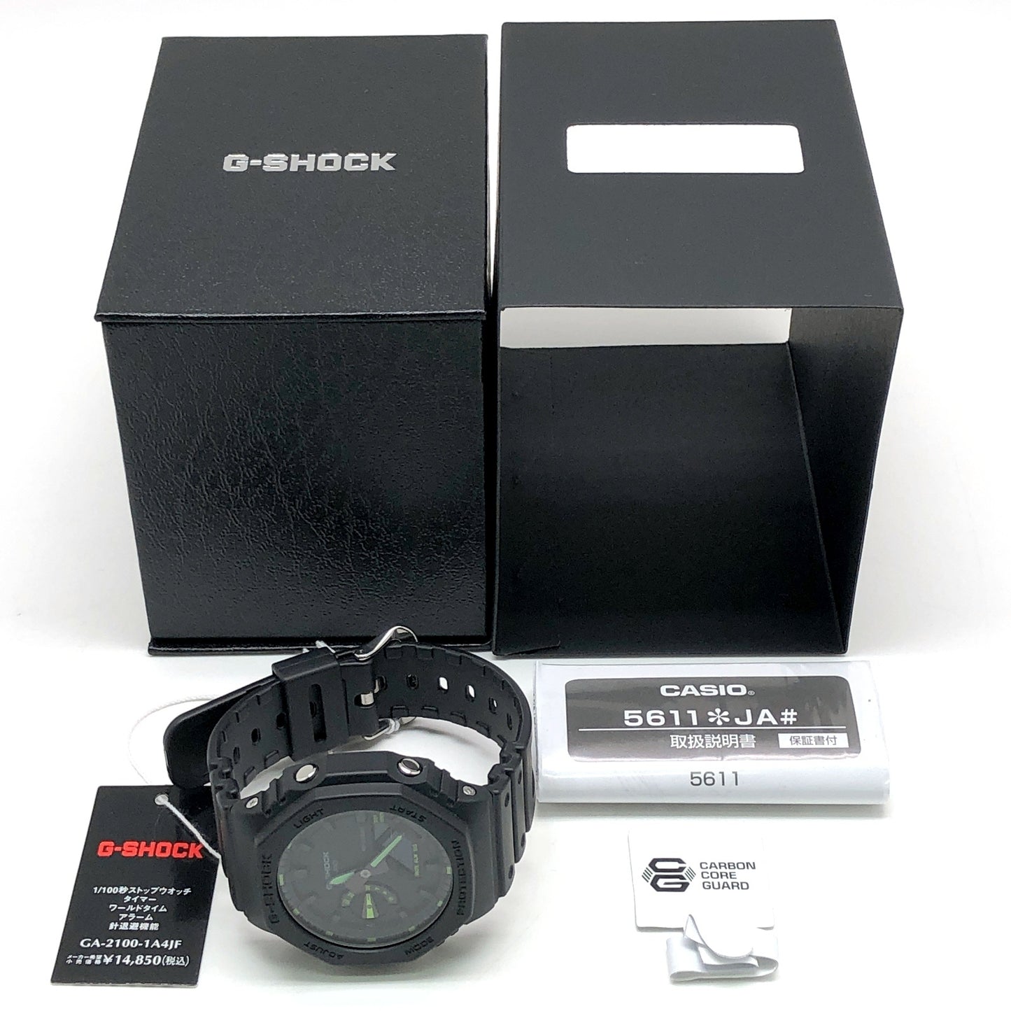 GA-2100-1A3 ネオンアクセントシリーズ グリーン
