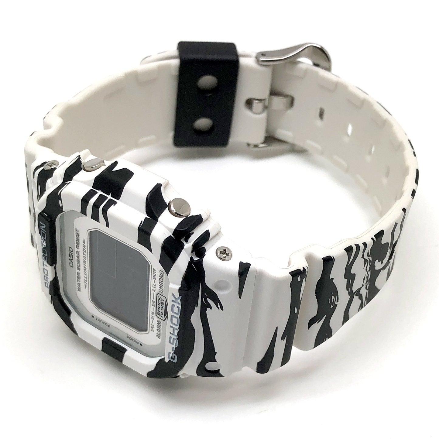 DW-D5600BW-7 ホワイト&ブラック タイガーカモフラージュ