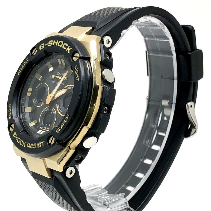 GST-W300G-1A9 G-STEEL ミッドサイズモデル ブラック×ゴールド