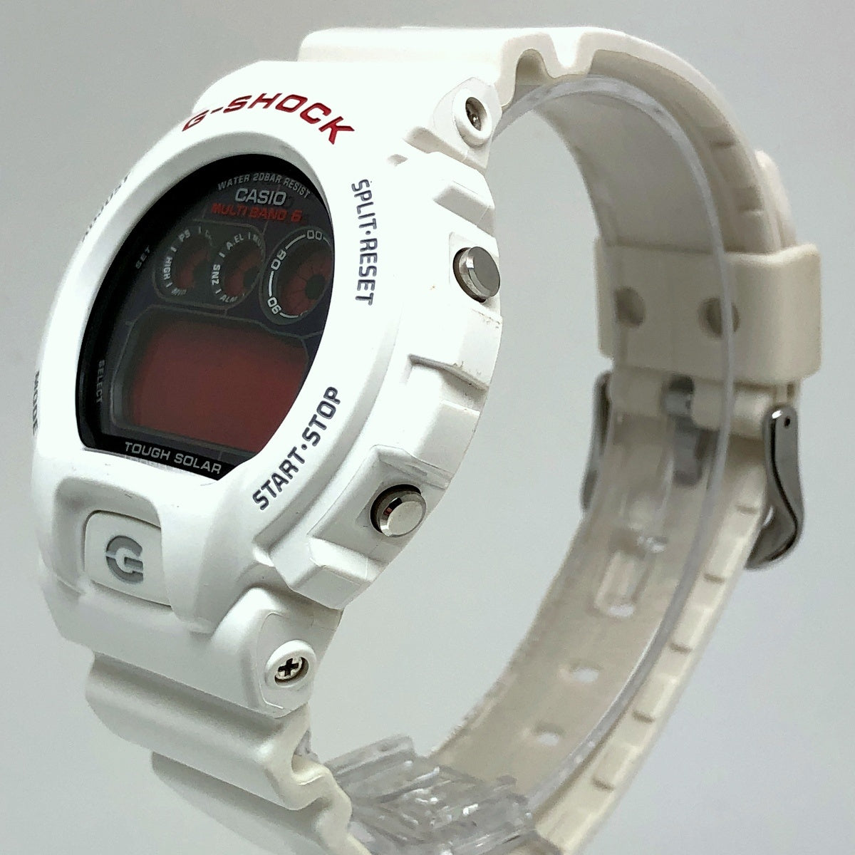 GW-6900F-7 電波ソーラー搭載 赤液晶