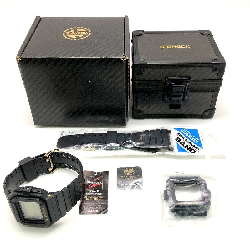GW-5525A-1 Gショック25周年記念 ドーンブラック