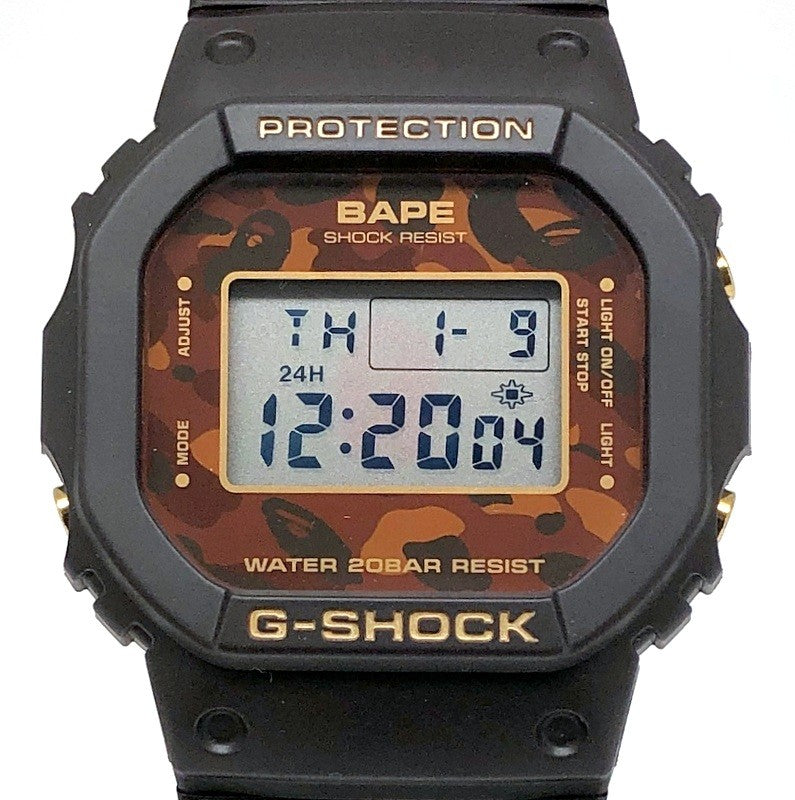 Gショック G-SHOCK DW-5600VT BAPE コラボ 新品　未使用 G-SHOCK - カシオCASIO Gショック × エイプBAPE コラボDW-5600VT