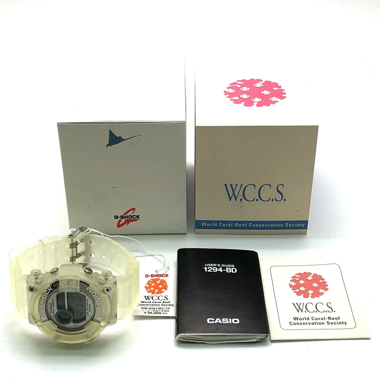 DW-8201WC-7T W.C.C.S. フロッグマン 白ロゴ トリプルマンタEL