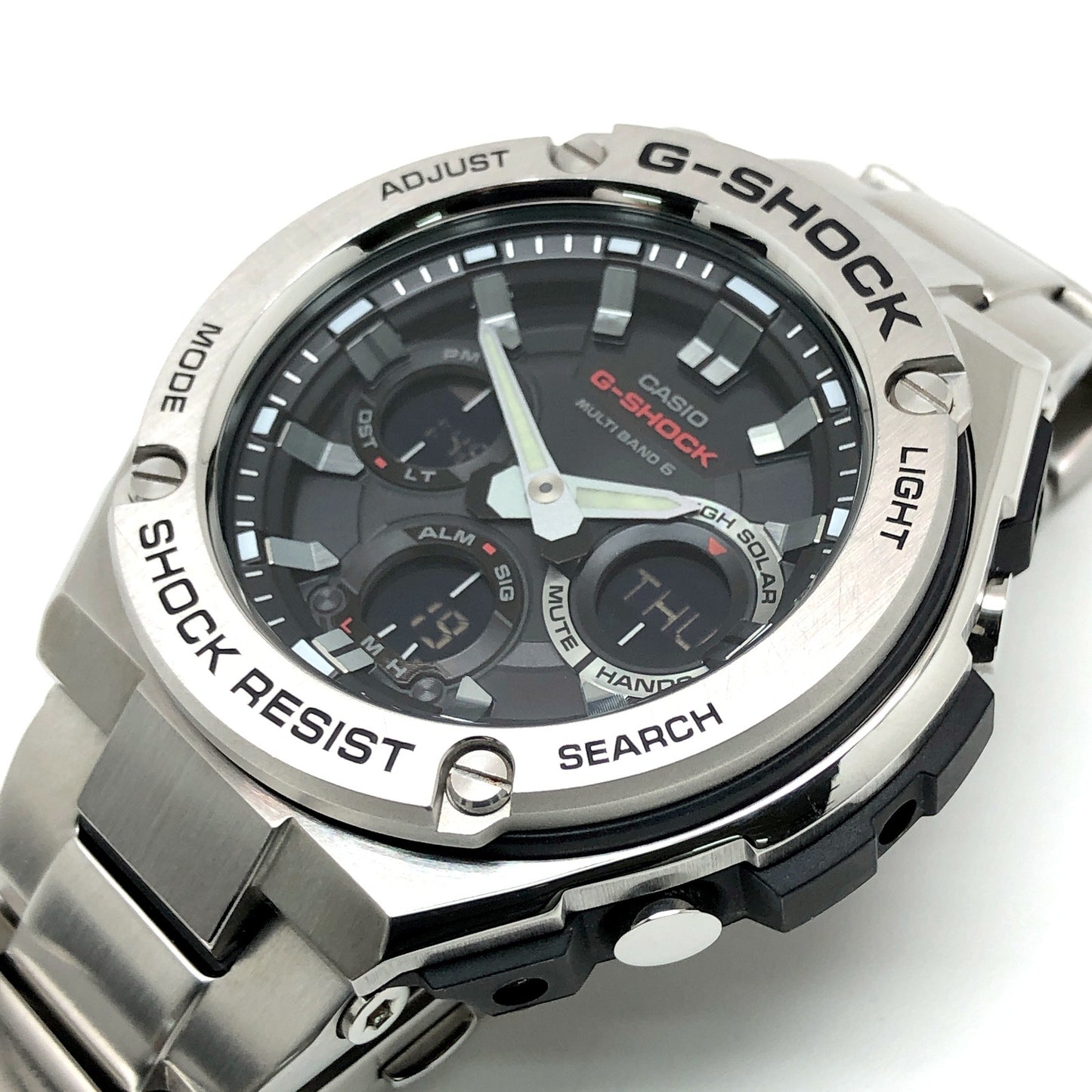 GST-W110D-1A Gスチール 電波ソーラーモデル