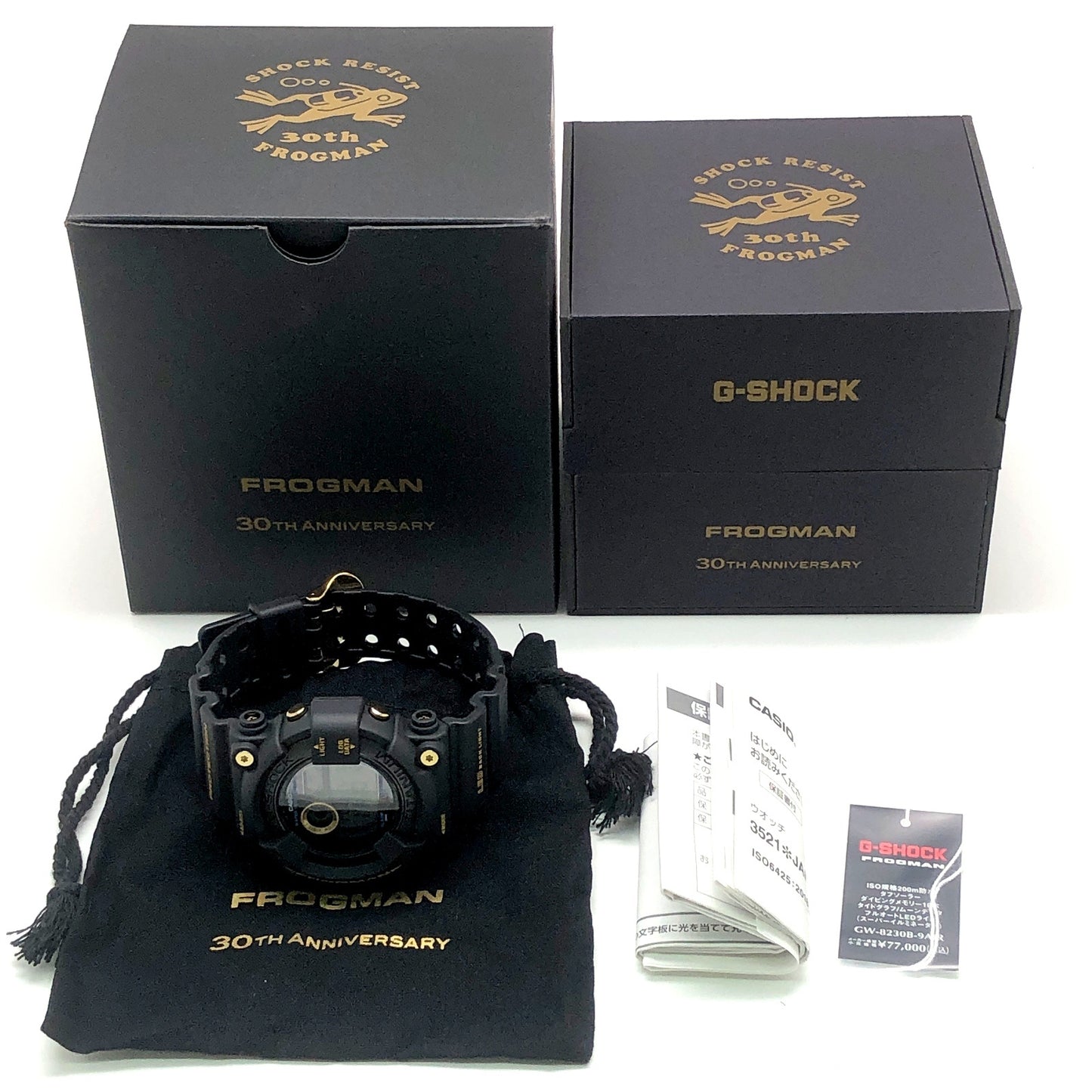 GW-8230B-9A フロッグマン30周年記念 黒金 復刻