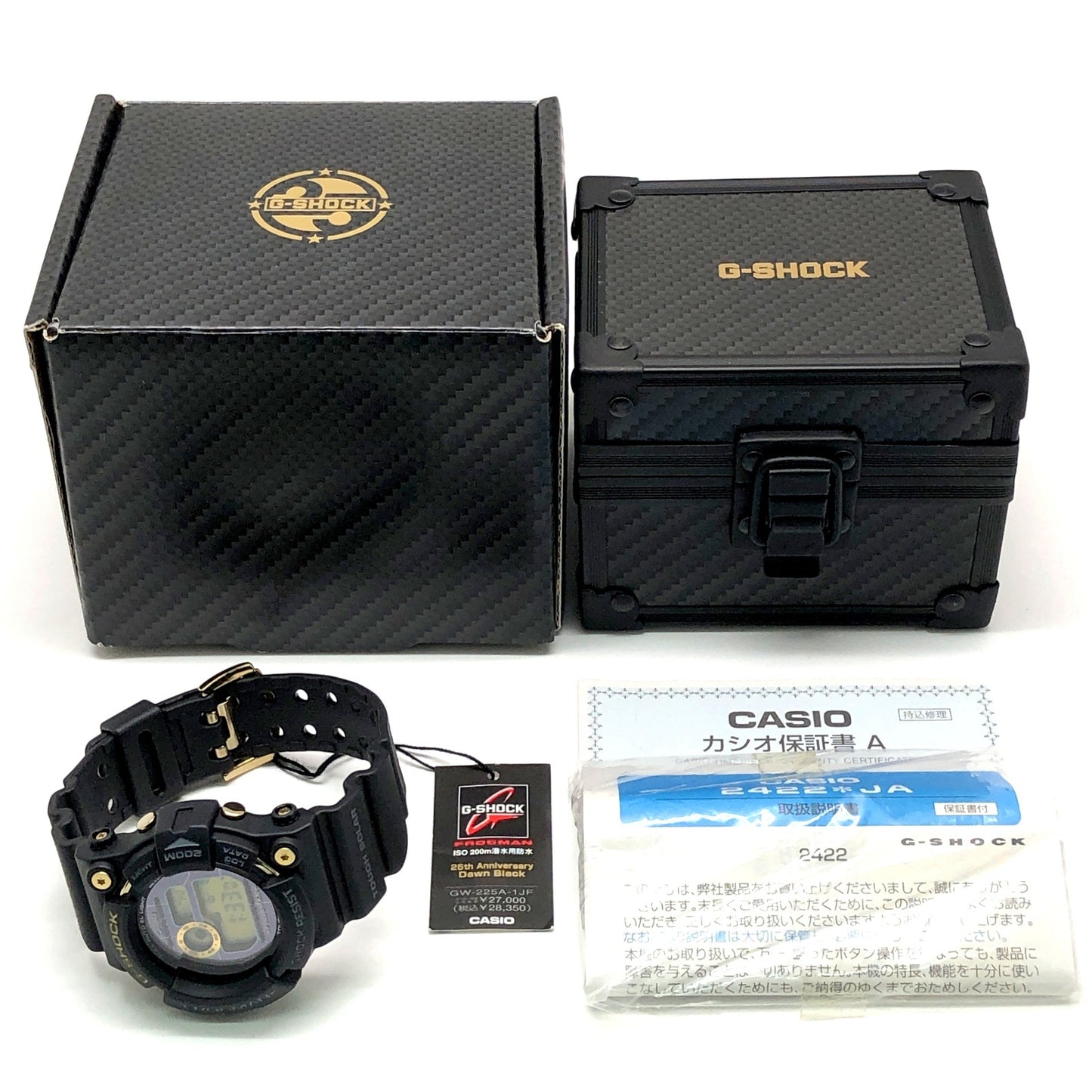 GW-225A-1 Gショック25周年記念 フロッグマン ドーンブラック