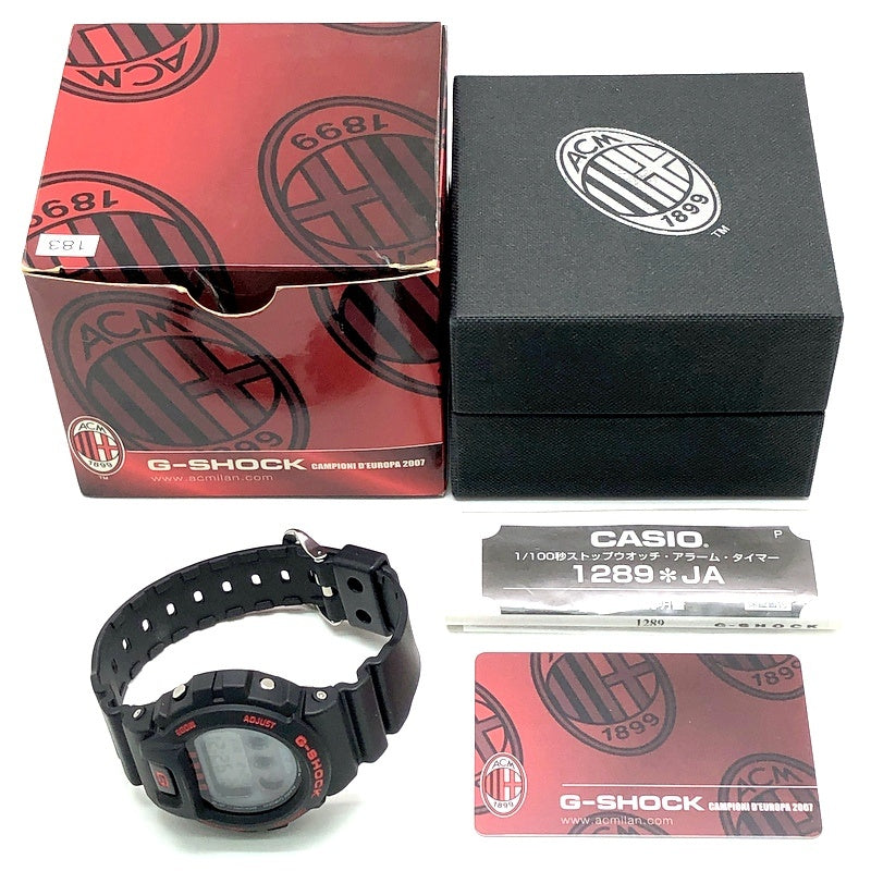 DW-6900FS AC Milan CAMPION D'EUROPA 2007 ACミラン 1000本限定 欧州チャンピンモデル