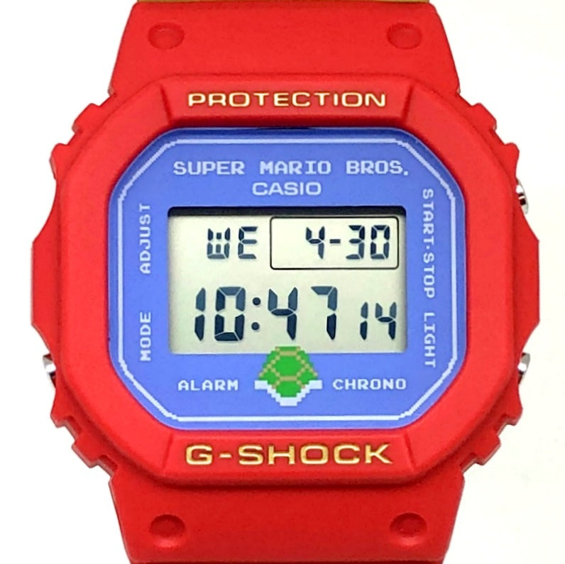 【在庫限り！】DW-5600SMB-4 スーパーマリオ限定コラボモデル カシオ、「スーパーマリオブラザーズ」とコラボした「G-SHOCK