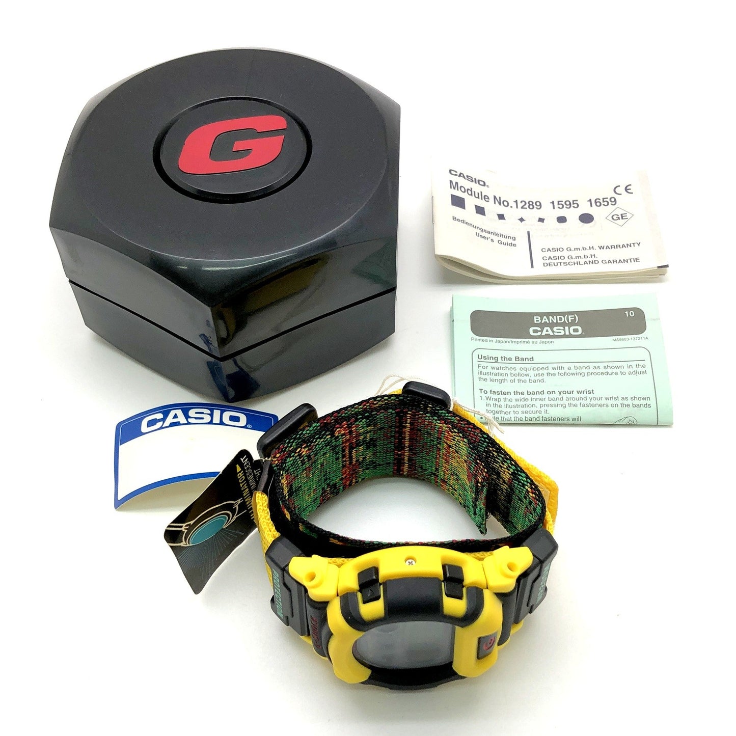DW-002R-9V ラスタカラー レゲエモデル