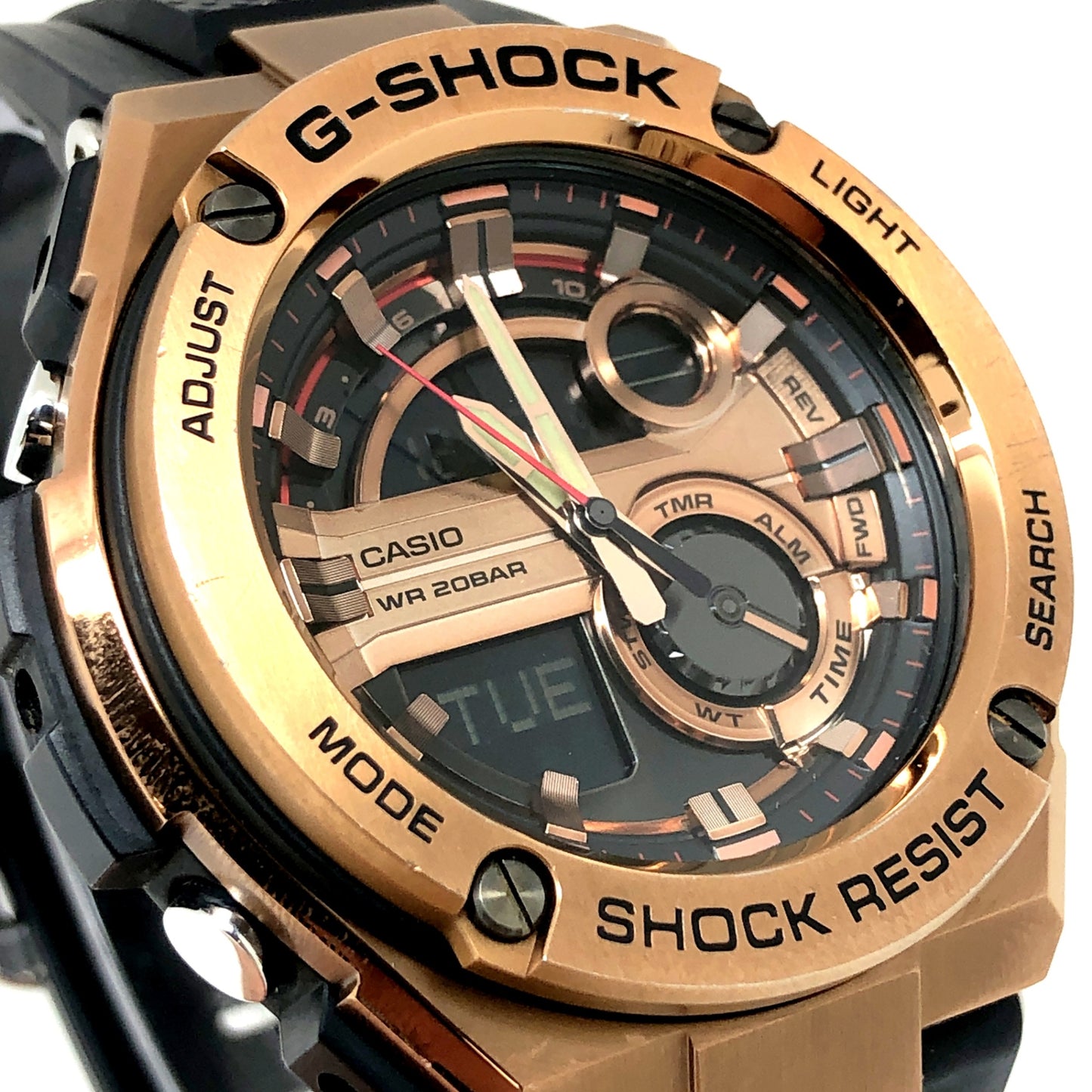 GST-210B-4A Gスチール ブロンズ メタルベゼル