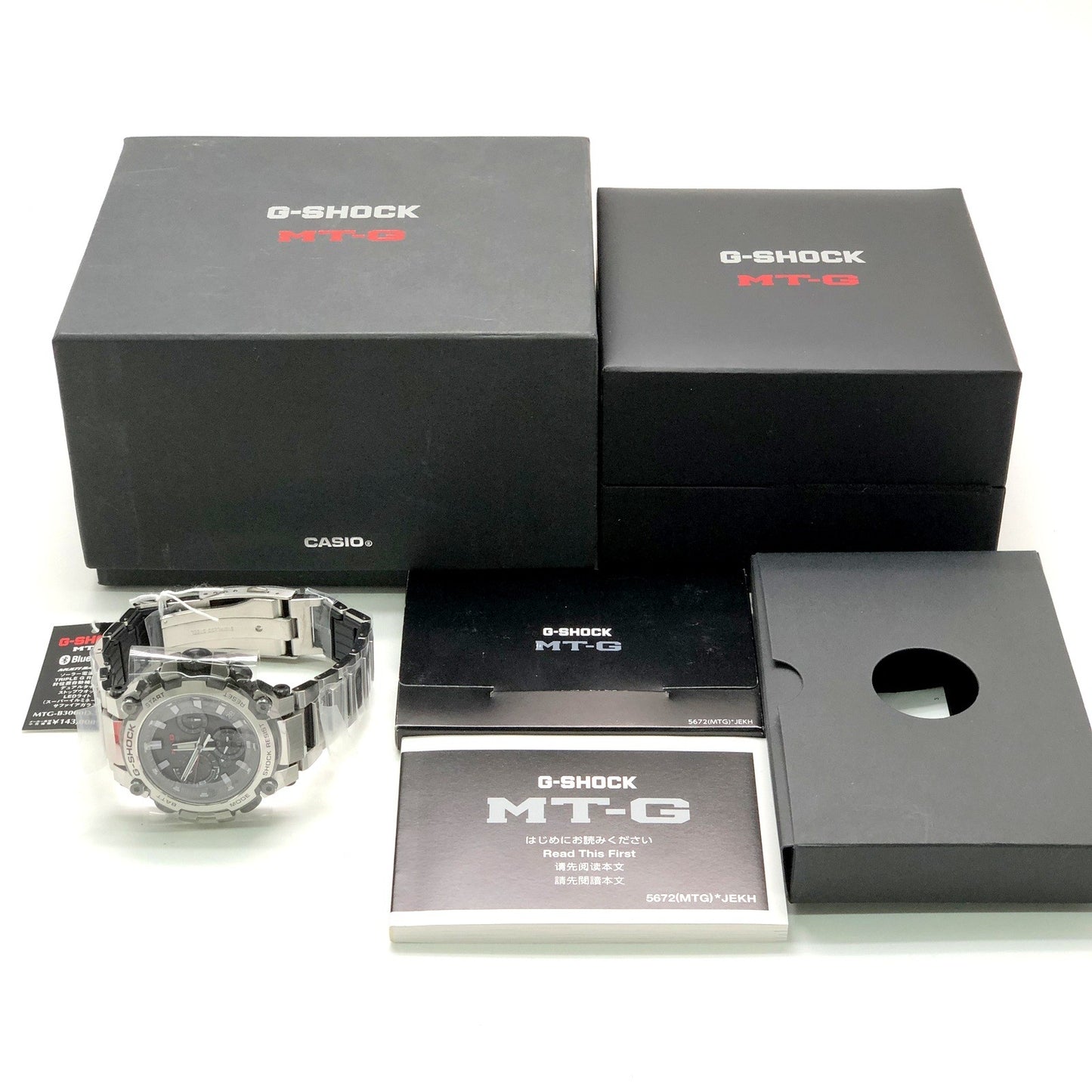 MTG-B3000D-1A MT-G 電波ソーラー Bluetooth搭載モデル