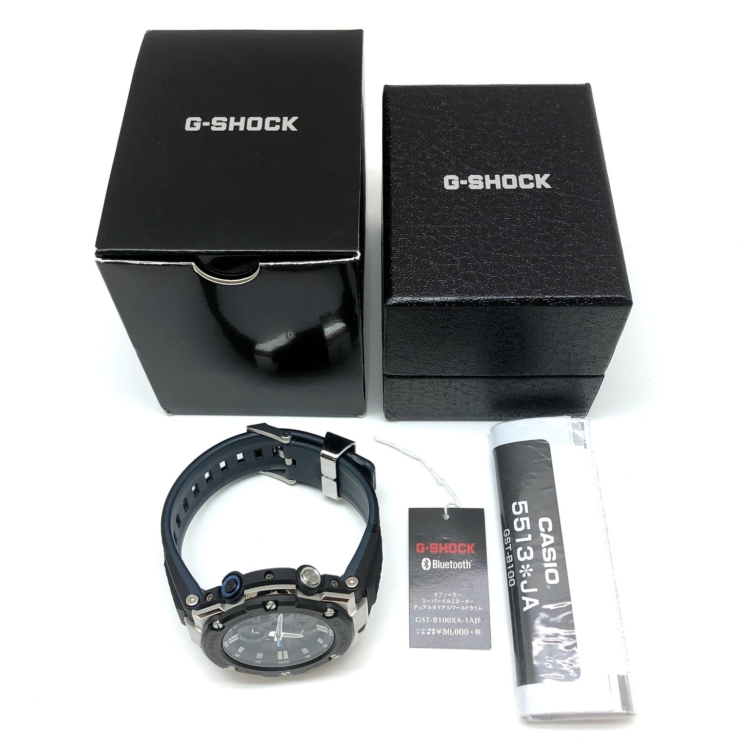 GST-B100XA-1A Gスチール カーボンベゼル