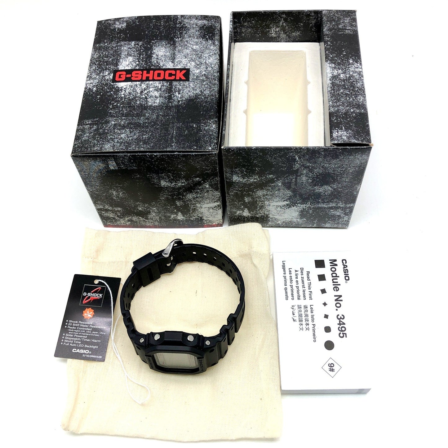 GW-M5610U-1B 電波ソーラー搭載 LEDバックライト