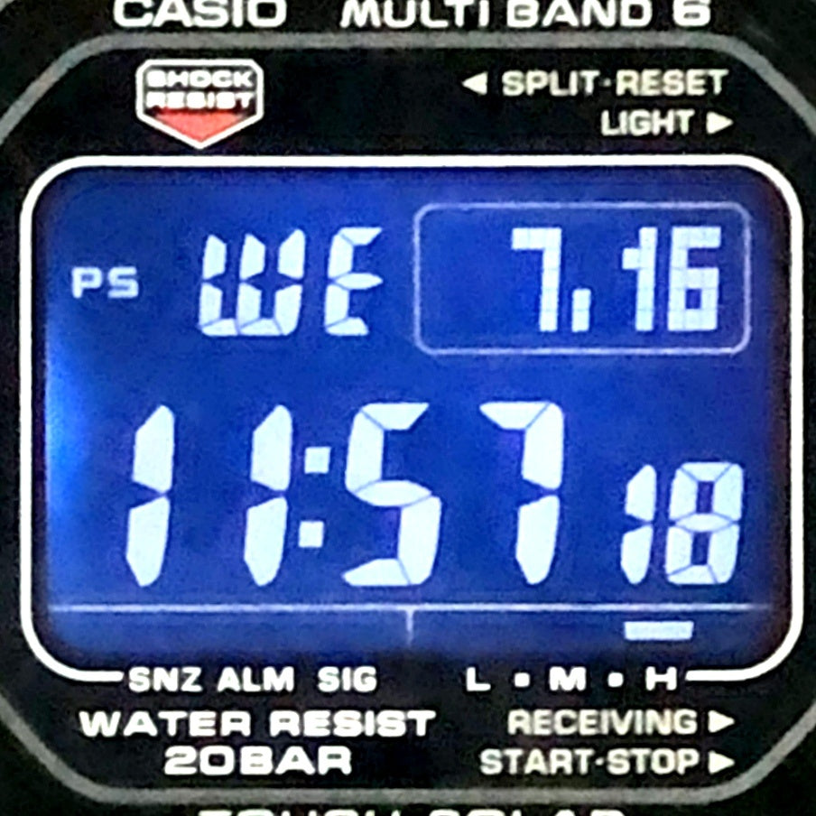 GW-M5610U-1B 電波ソーラー搭載 LEDバックライト