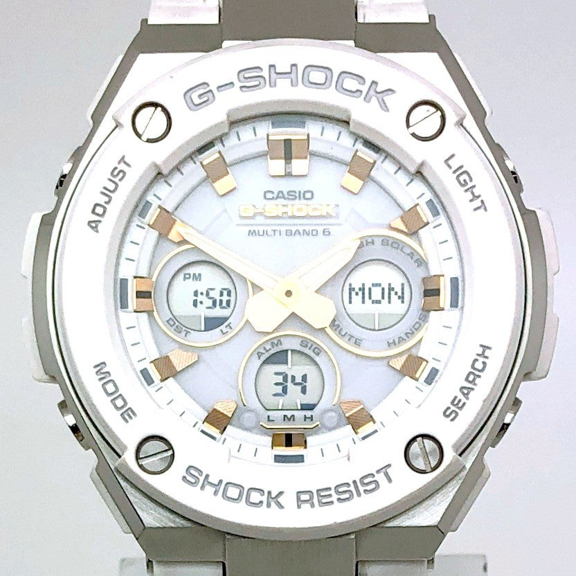 GST-W300-7A Gスチール メタル×樹脂バンド