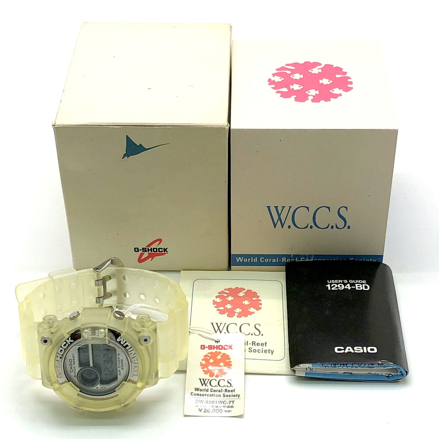 DW-8201WC-7T W.C.C.S. フロッグマン 白ロゴ トリプルマンタEL