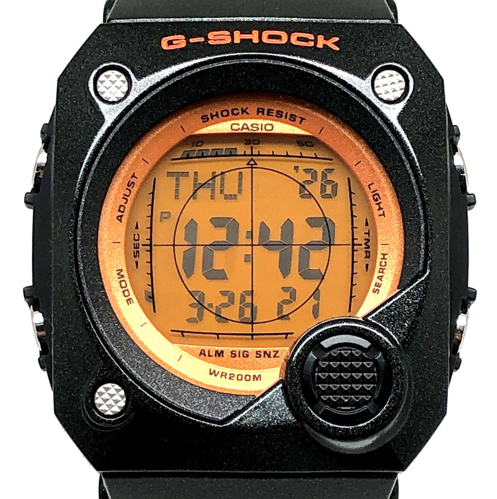 G-SHOCK G-8000Bスナイパー廃盤モデ Casio G-Shock G-8000-1V “Sniper” Black Vintage Men's Digital Watch