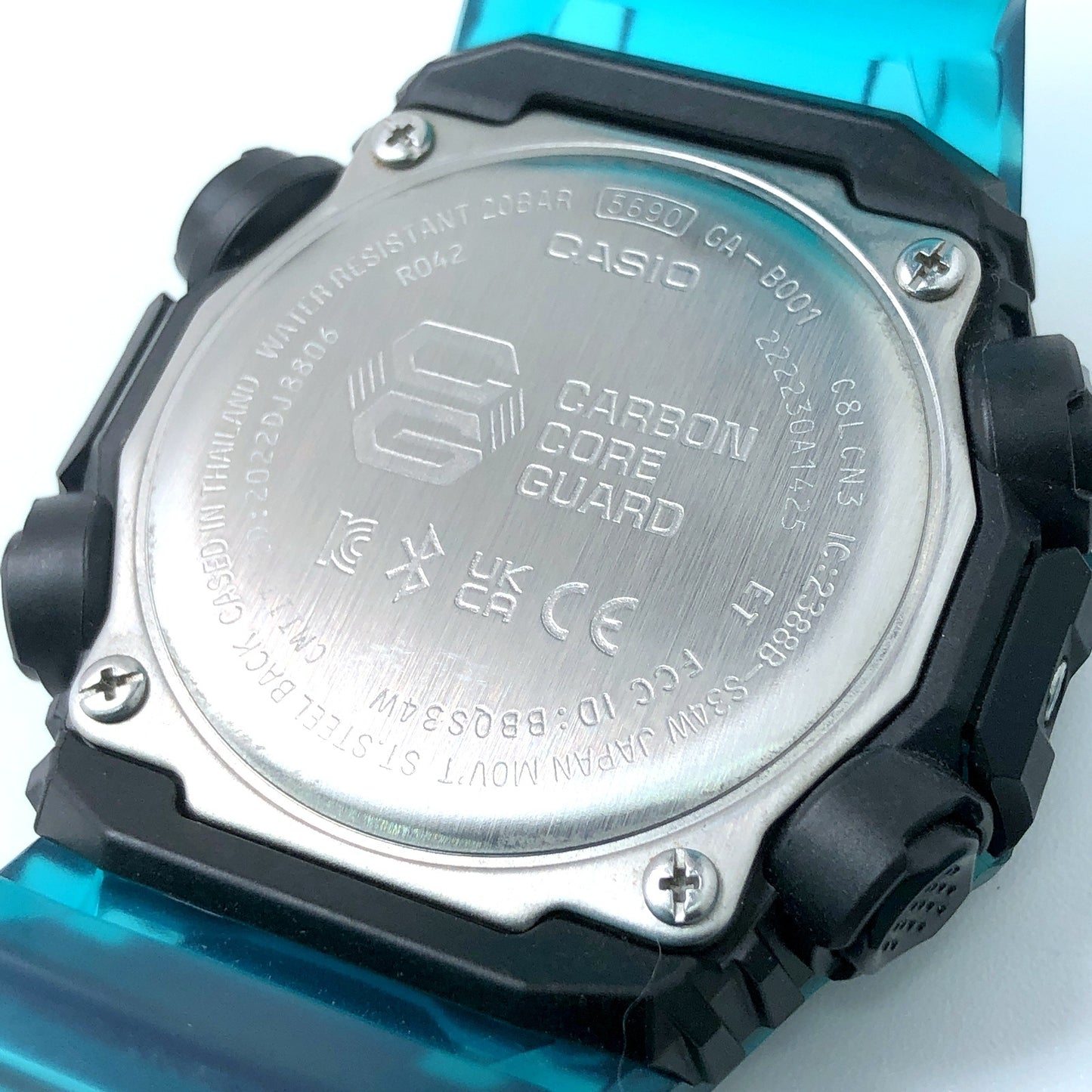 GA-B001G-2A スケルトンカラー Bluetooth搭載