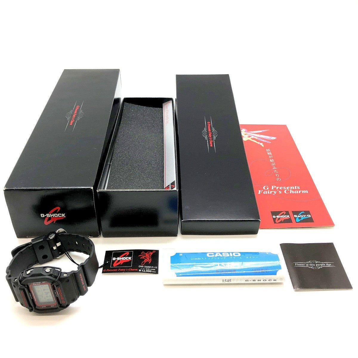 DW-5600VT-1T フェアリーズチャーム ブラック 妖精EL