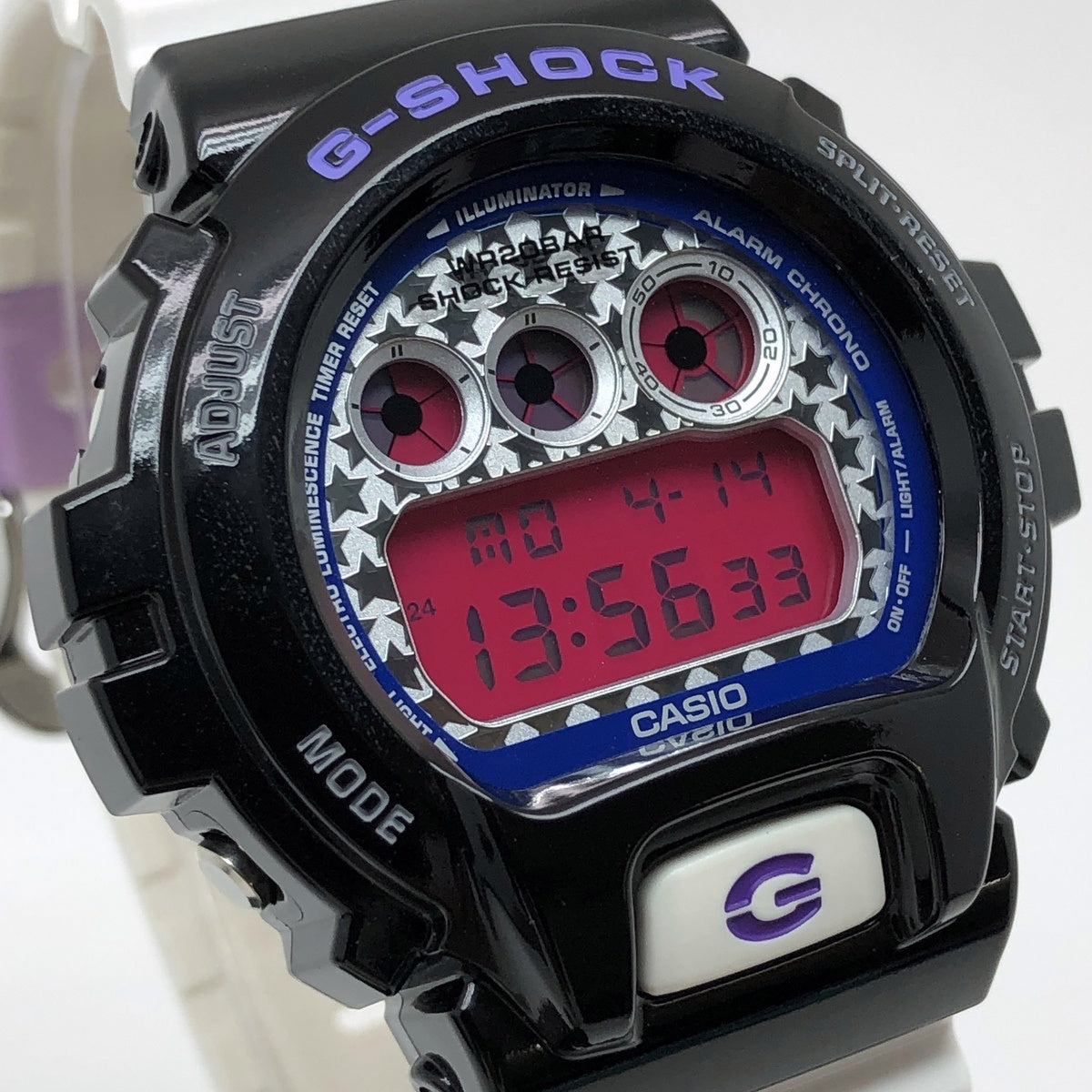 DW-6900SC-1 クレイジーカラーズ ヒップホップ ブラック×ホワイト