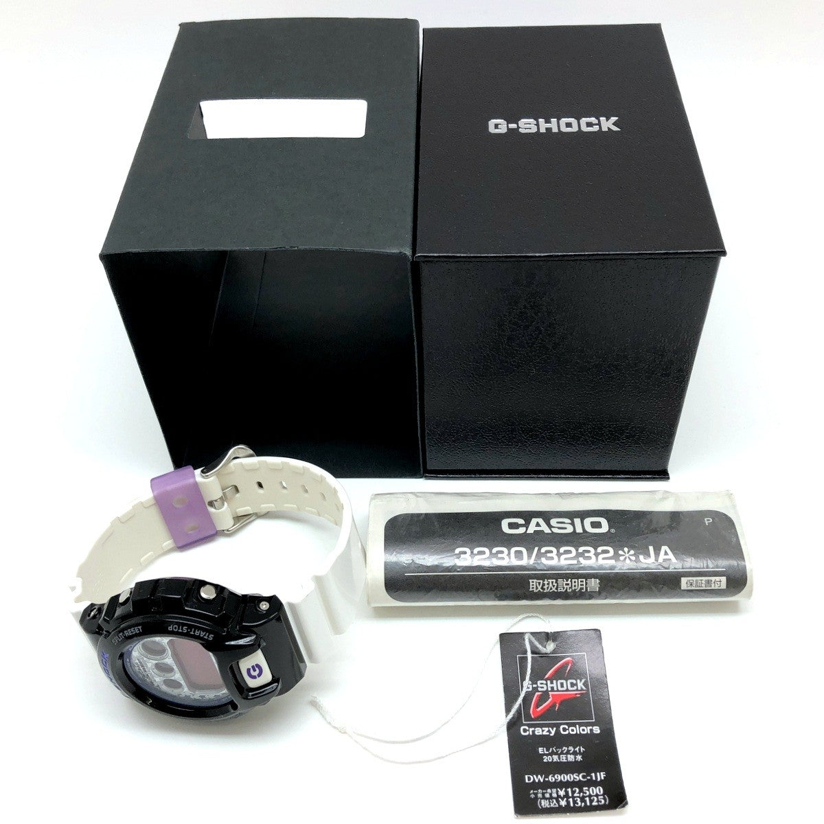 DW-6900SC-1 クレイジーカラーズ ヒップホップ ブラック×ホワイト