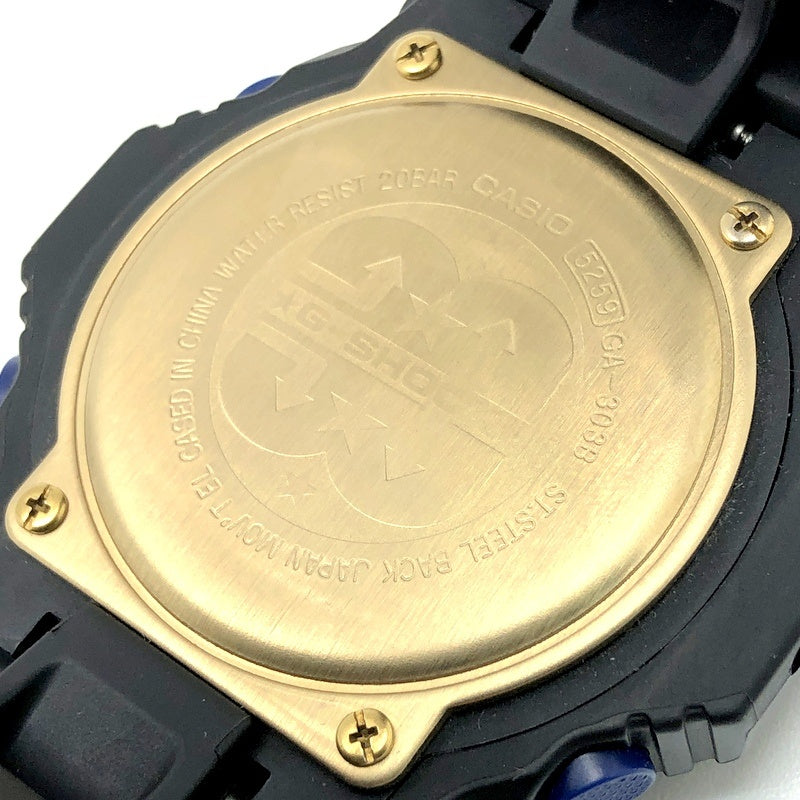 GA-303B-1A Gショック30周年記念 イニシャルブルー