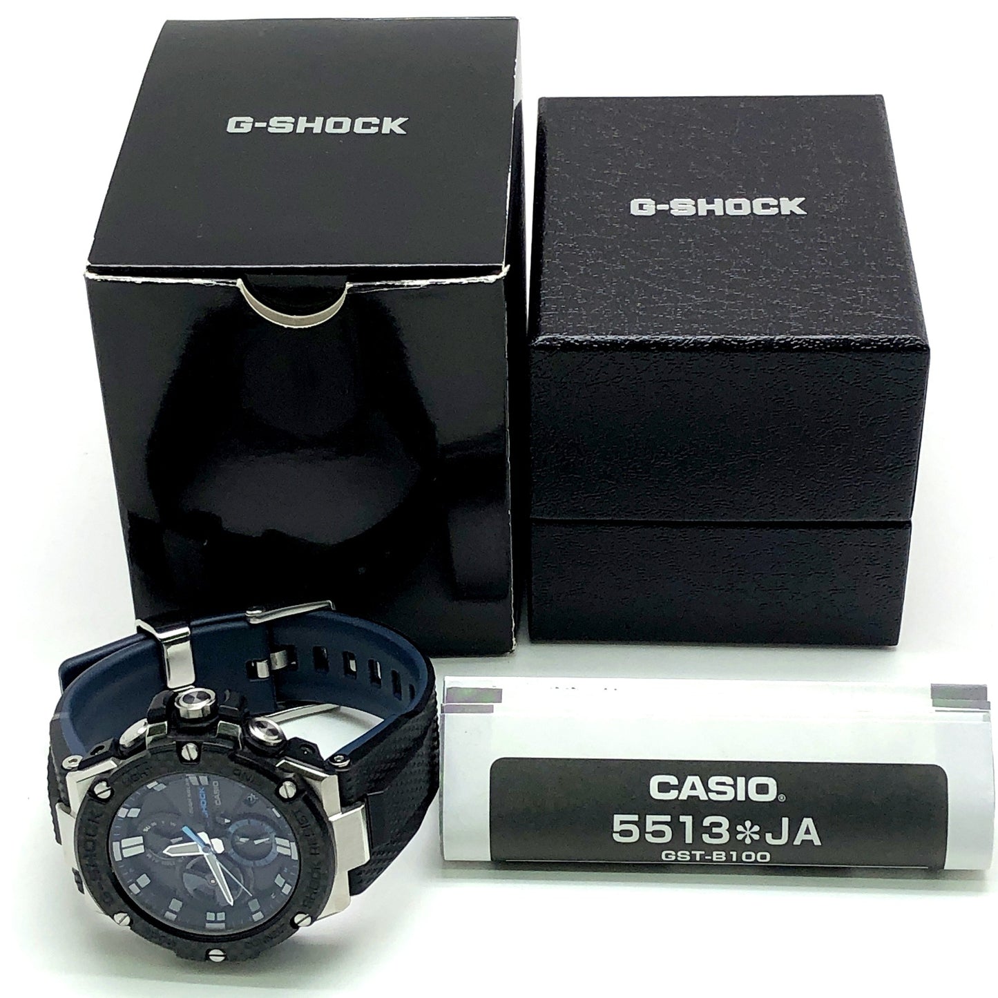 GST-B100XA-1A Gスチール カーボンベゼル