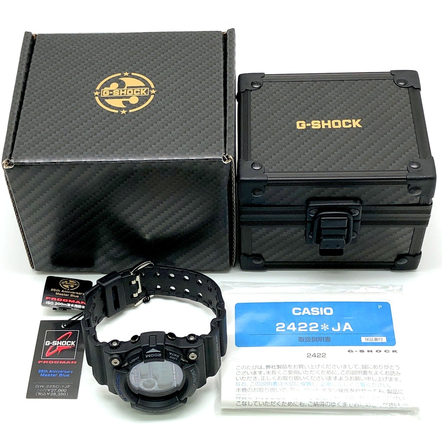 GW-225C-1 Gショック25周年記念 フロッグマン マスターブルー
