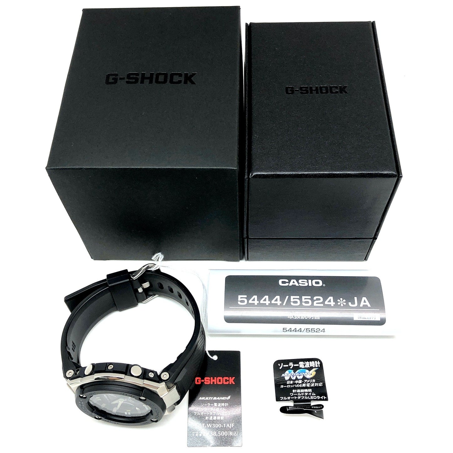 GST-W300-1A Gスチール 電波ソーラー メタル×樹脂バンド