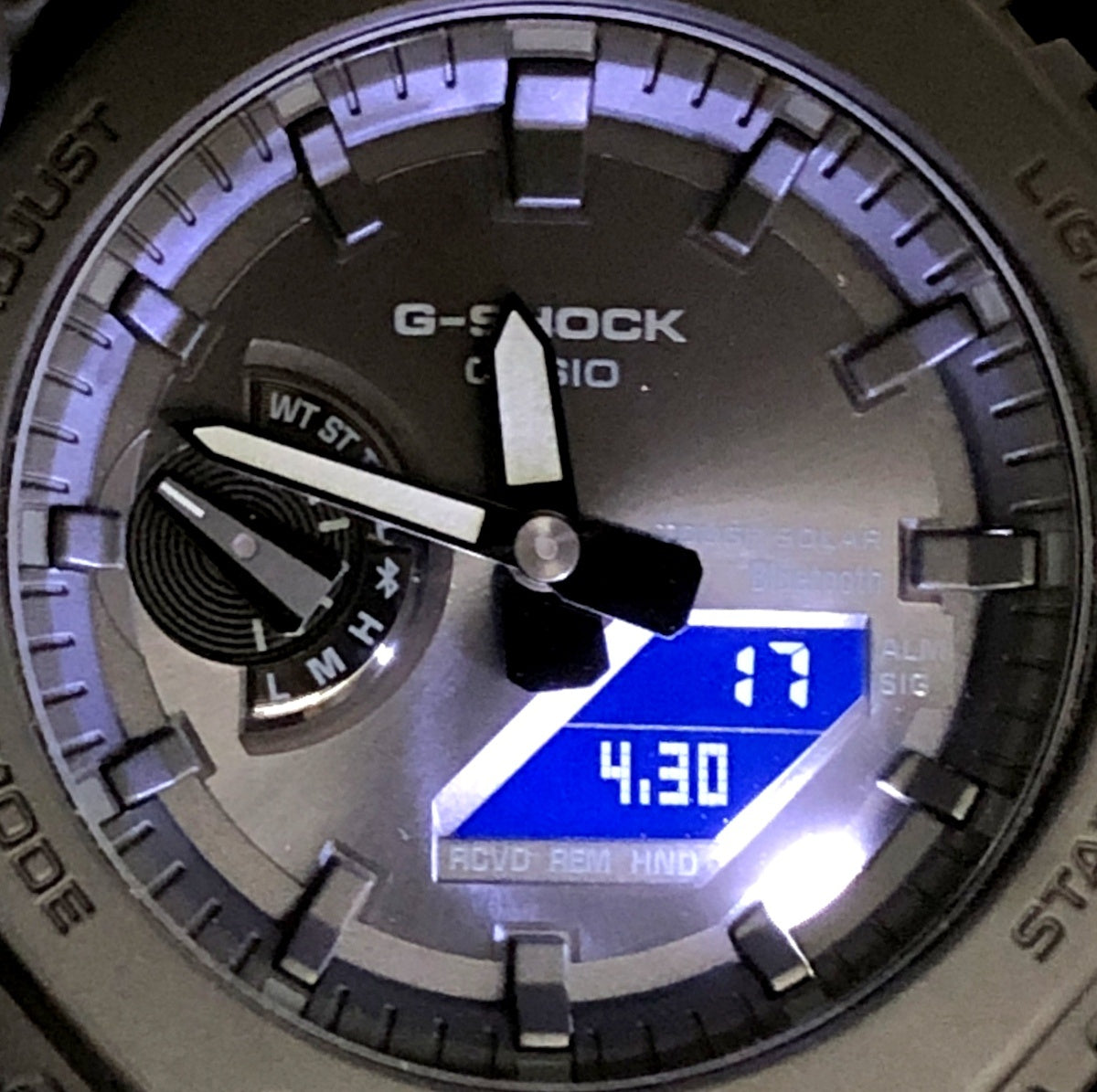 GA-B2100-1A1 Bluetooth通信機能搭載 オールブラック