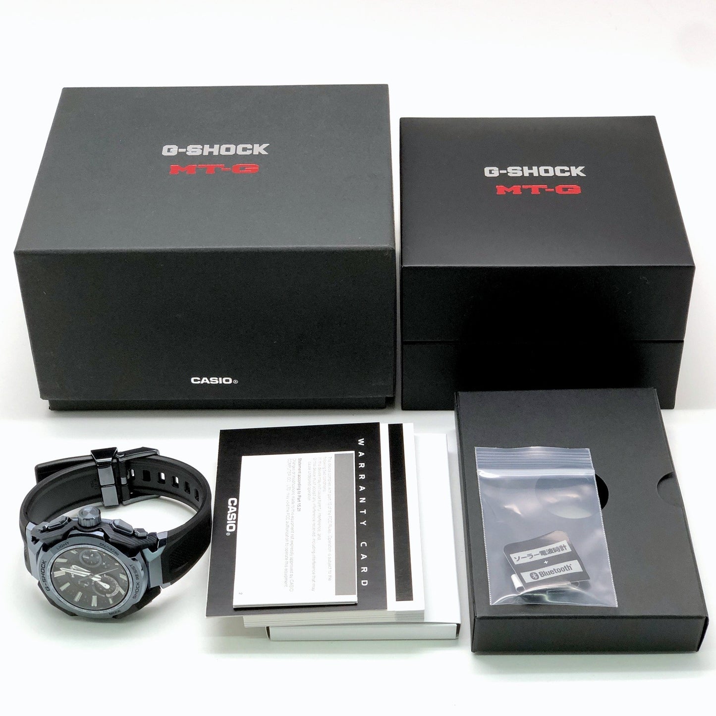 MTG-B4000B-1A2 MT-G 電波ソーラー Bluetooth搭載