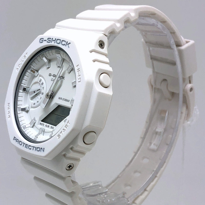 GMA-S2100-7A カシオーク ミッドサイズモデル ホワイト×ホワイト