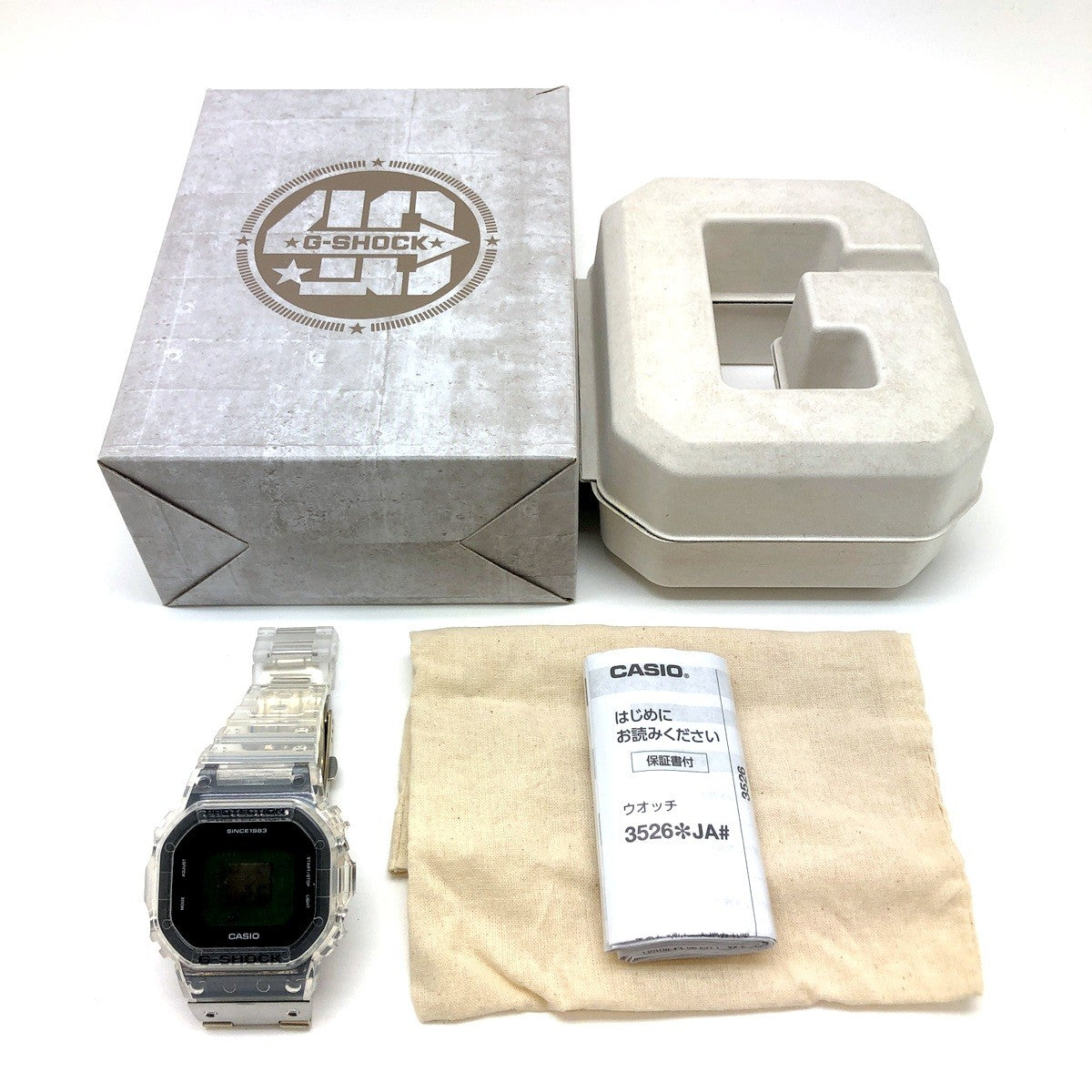 DWE-5640RX-7 Gショック40周年記念 クリアリミックス