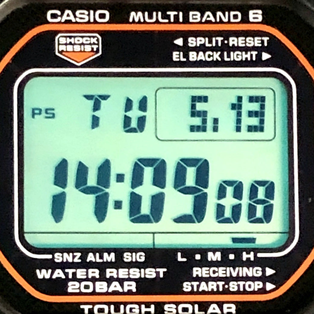 GW-M5610R-1 オレンジ カラー液晶 スピードモデル