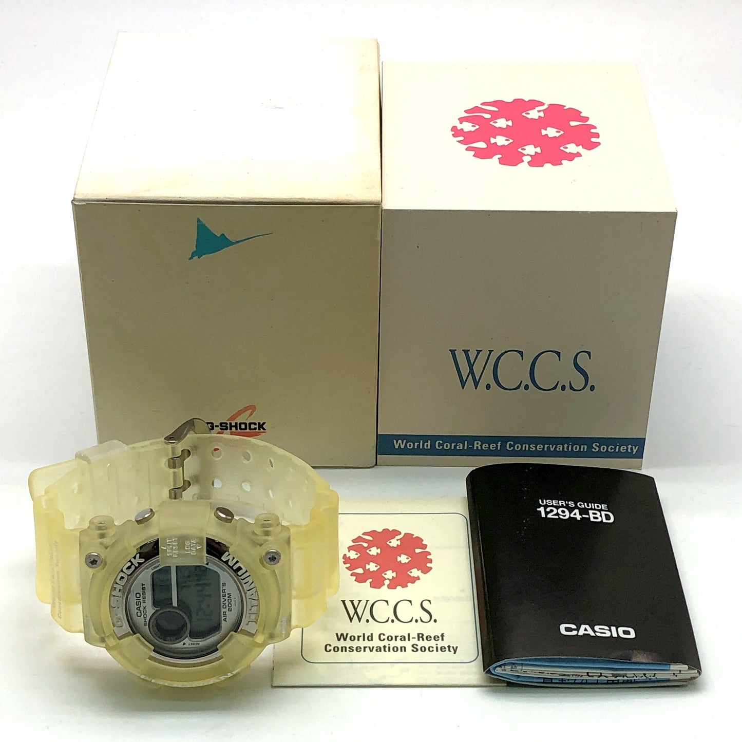 DW-8201WC-7T W.C.C.S. フロッグマン 白ロゴ トリプルマンタEL
