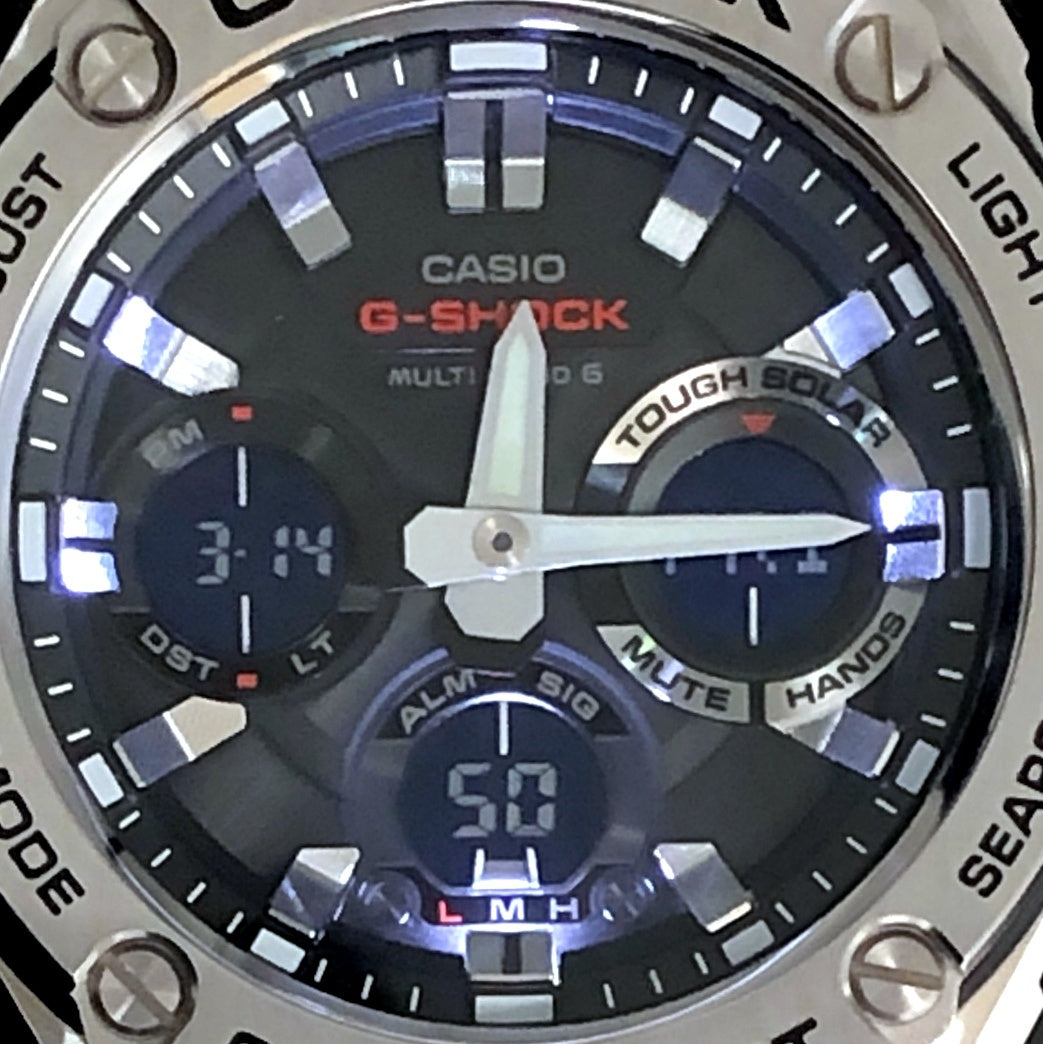 GST-W110D-1A Gスチール 電波ソーラーモデル