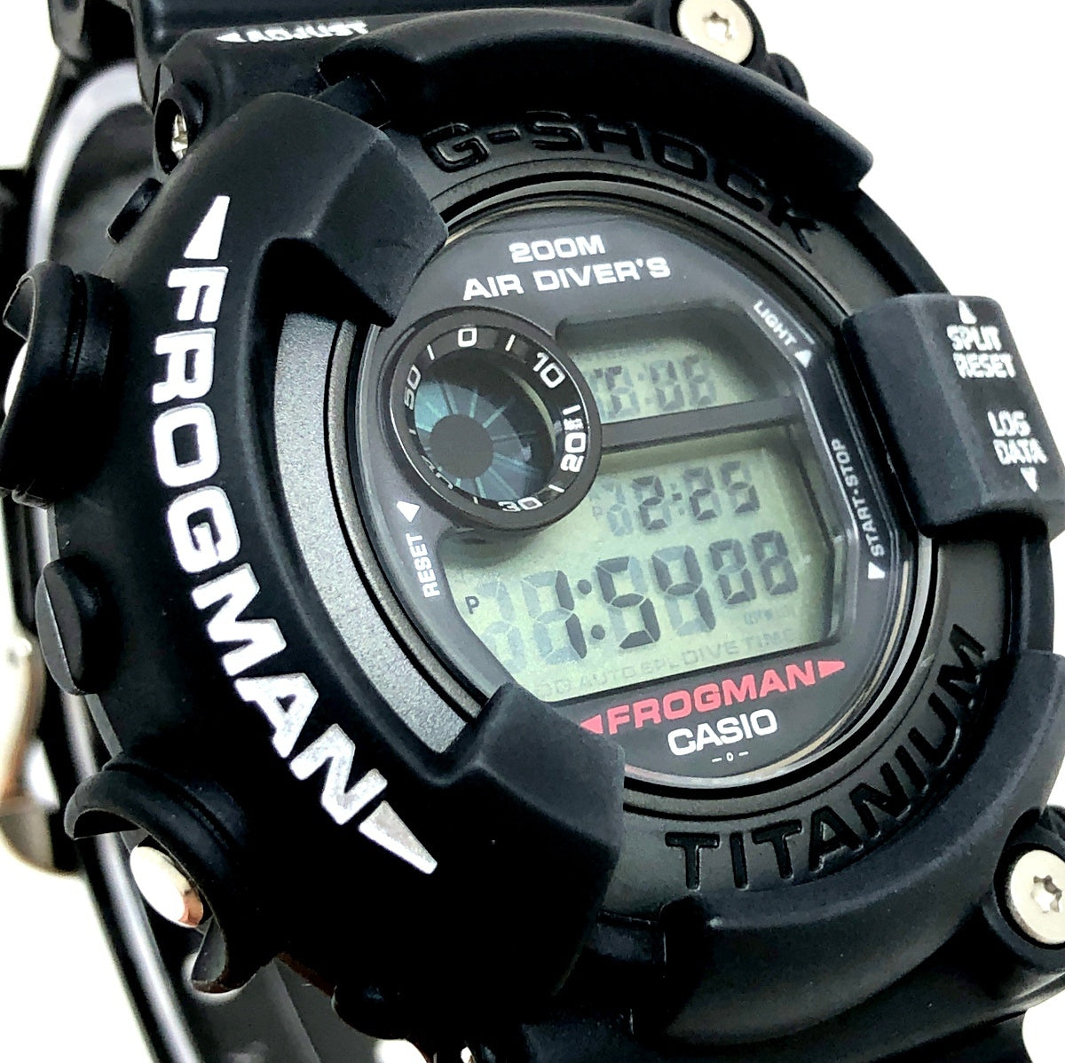 DW-8200ZU-1T フロッグマン99 白ロゴ 潜水蛙EL
