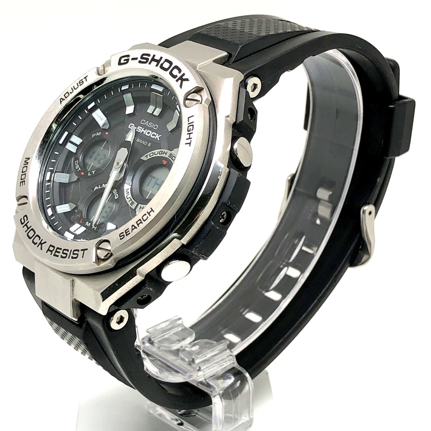 GST-W110-1AJF Gスチール 電波ソーラーモデル メタル×樹脂バンド