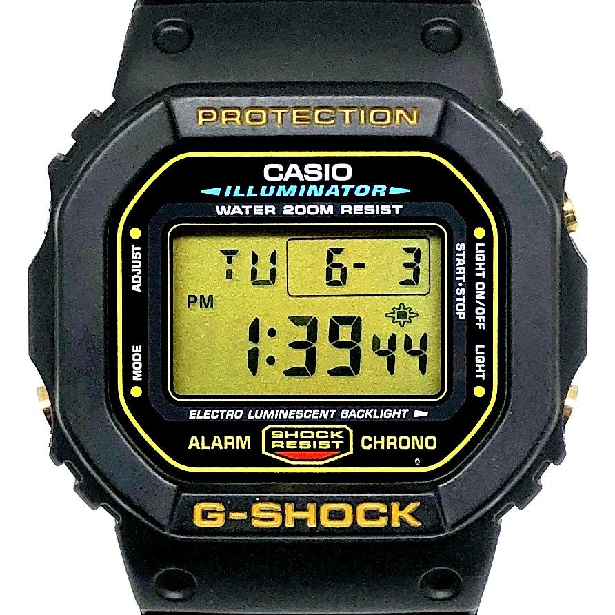 DW-5600EG-9 スピードモデル ゴールド液晶バージョン 海外モデル