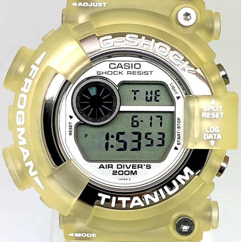 ク*ネ様 CASIO G-SHOCK DW-8201WC マンタ　美品　フロッグ DW-8201WC-7T W.C.C.S. フロッグマン 白ロゴ トリプルマンタEL