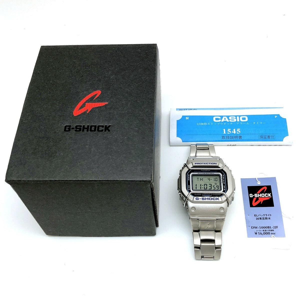 DW-5000BL-2 5000シリーズ メタルバンド仕様