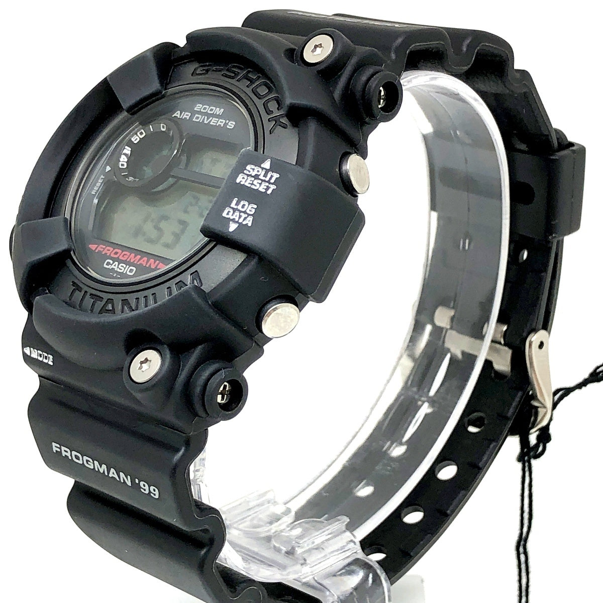 DW-8200ZU-1T フロッグマン99 白ロゴ 潜水蛙EL