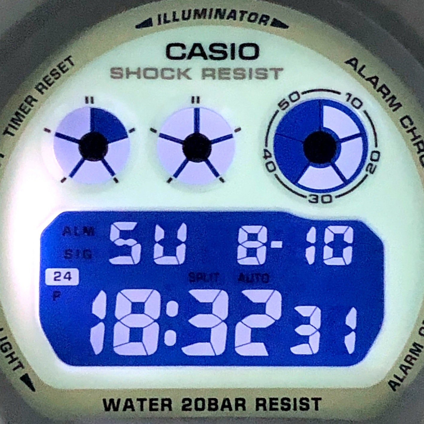 DW-6900HD-8 ヒドゥングロウ 蓄光ダイヤル