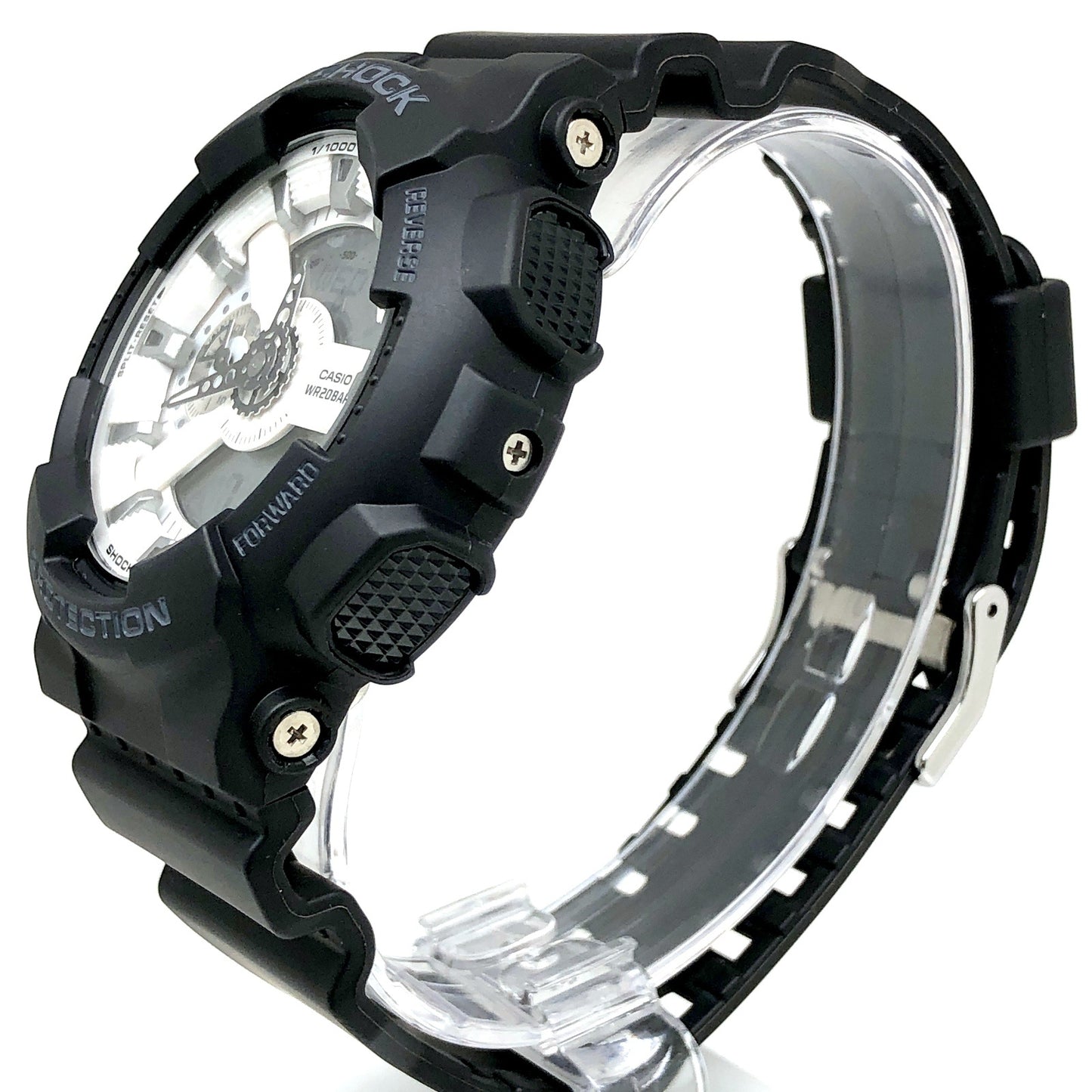 GA-110WD-1A ブラック&ブリリアントホワイト